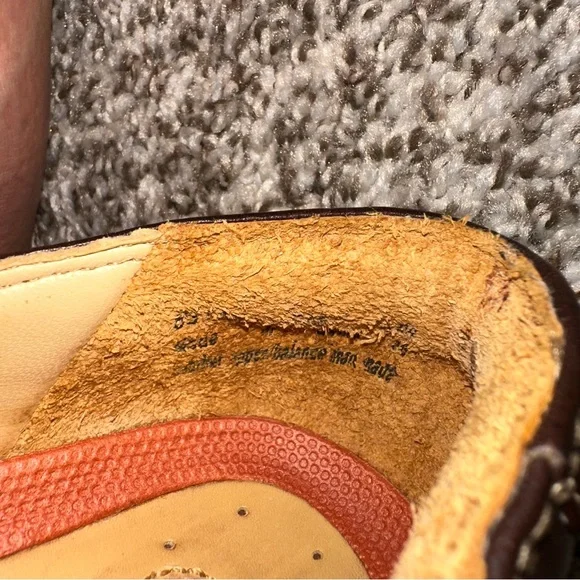 Clarks Unstructured Poem 85174 Leather Brown Mary Jane Loafer Flats, Size 7 - Picture 9 of 10